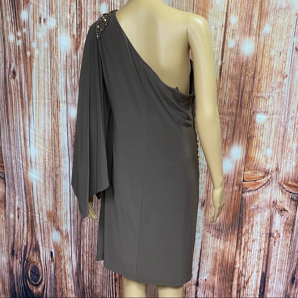 R&M Richards Beaded One Shoulder Dress - Picture 6 of 12